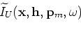 \begin{displaymath}\begin{array}{l}
\widetilde{I}_D({\bf x},{\bf h},{\bf p}_m,\o...
... = \sum_{x_m,y_m}I_U({\bf x},{\bf h},x_m,y_m)\beta,
\end{array}\end{displaymath}