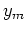 $ {\bf p}_m$