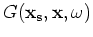 $ G ({\bf x, x_{r},\omega})$