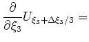 $\displaystyle i \omega s U_{\xi_3},$
