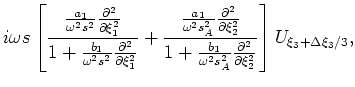 $\displaystyle \frac{\partial}{\partial \xi_3} U_{\xi_3+\Delta\xi_3} =$
