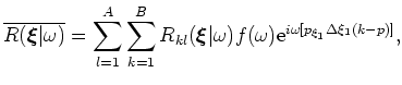 $ I_l^{DS}(\boldsymbol{\xi}\vert p_{\xi_1})$