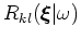 $\displaystyle \sum_{l=1}^A \sum_{p_{\xi_1}} \sum_{j=1}^B
\sum_{k=1}^B I^{DS}_{jkl}(\boldsymbol{\xi}\vert p_{\xi_1})  $