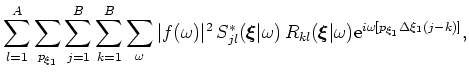 $ S_{jl}$