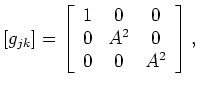 $ A=a \sqrt{ {\rm sinh}^2  \xi_3 + {\rm sin}^2  \xi_2 }$