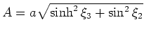 $ \vert\boldsymbol{g}\vert = A^4$