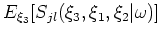 $\displaystyle S_{jl} (\xi_3+\Delta \xi_3, \xi_1,\xi_2\vert\omega ),$