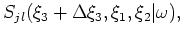 $\displaystyle E^*_{\xi_3} [R_{kl} (\xi_3,\xi_1,\xi_2\vert\omega ) ]$