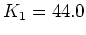 $K_1 = 44.0$