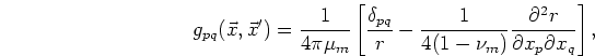 $r = \vert\vec{x}-\vec{x}'\vert$