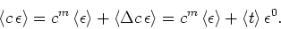 \begin{displaymath}
c^* = c^m + \left<t\right>\left(I + G\left<t\right>\right)^{-1}.
\end{displaymath}