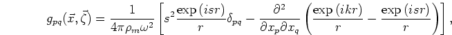 $r = \vert\vec{x}-\vec{\zeta}\vert$