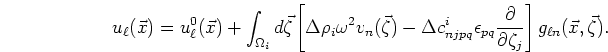 $\vec{\zeta} \in \Omega_i$