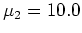 $\mu _2 = 10.0$