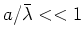 $\bar{\lambda}$