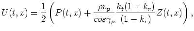 $ U(t,x)$
