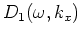 $\displaystyle S_1(\omega,k_x)$