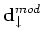 $\displaystyle \bold L_{\downarrow} \bold m .$