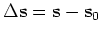 $\displaystyle \Delta \mathbf{t} = \mathbf{t - T} \mathbf{s}_0 \approx \mathbf{T}_L \Delta \mathbf{ s},$