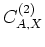 $ C^{(2)}_{A,X}$