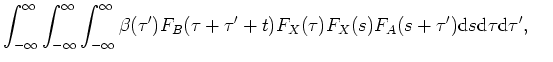 $ \beta(\tau)$