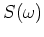 $ -i\omega S(\omega)$