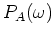 $ s(\omega)$