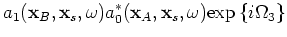 $\displaystyle \mathrm{d}\mathbf{x}_s \mathrm{d}\omega, \notag$