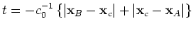 $ \mathbf{x}_s \rightarrow \mathbf{x}_c \rightarrow \mathbf{x}_B$