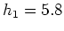 $ h_0=0.9$
