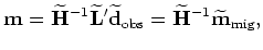 $ \widetilde{\bf H}=\widetilde{\bf L}' \widetilde{\bf L} = {\bf L}'{\bf B}'{\bf B L}$