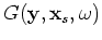 $ G({\bf y},{\bf x}_r,\omega)$