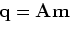 \begin{displaymath}
\begin{array}{lcl}
{\bf r_d} & = & {\bf W_d(LA^{-1}q - d)} \\
{\bf r_q} & = & {\bf q}
\end{array}\end{displaymath}