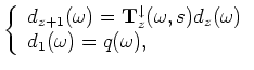 $ {\bf T}_z^{\downarrow}$