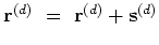 $ {\bf s}&nbsp;&nbsp;&nbsp;=&nbsp;\alpha {\bf g} + \beta {\bf s}$