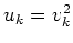 $ d_k=kV_k^2$
