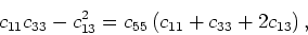 \begin{displaymath}
\Delta S_{55} = \Delta S_{11} + \Delta S_{33} - 2\Delta S_{13}.
\end{displaymath}