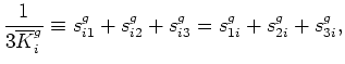 $ \overline{K}_i^g$