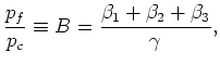 $ p_c = - \sigma_c$