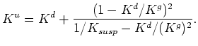 $ K_{susp}$