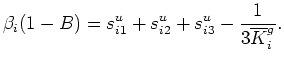 $ \frac{1}{3\overline{K}_i^g}$