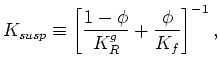 $ K_R^g \equiv K^g$