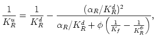 $ K_R^\phi = K_R^g$