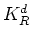 $ K_R^u$