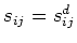 $ s_{ij}^u$