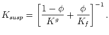 $ K^d = 0$