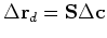 $\displaystyle \bold 0 \quad=\quad \frac{\partial}{\partial\alpha}  [ N_d(\bold...
...\alpha \; \Delta\bold r )  + \epsilon N_m(\bold c + \alpha \Delta \bold c ) ]$