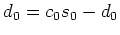 $ d_1=c_0 s_1 + c_1 s_0 -d_1$