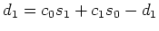 $\displaystyle \bf0 \quad \approx \quad {\bf S} \tilde{\bf c} + {\bf C} \tilde{\bf s} + \bar{\bf {d}}$
