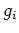 $ \bold g = \rm vec(g_i)$